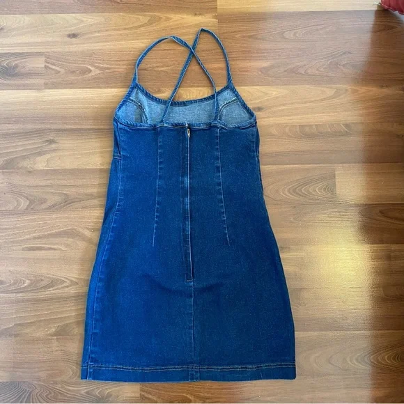 Blue Denim Dress - Picture 5 of 9